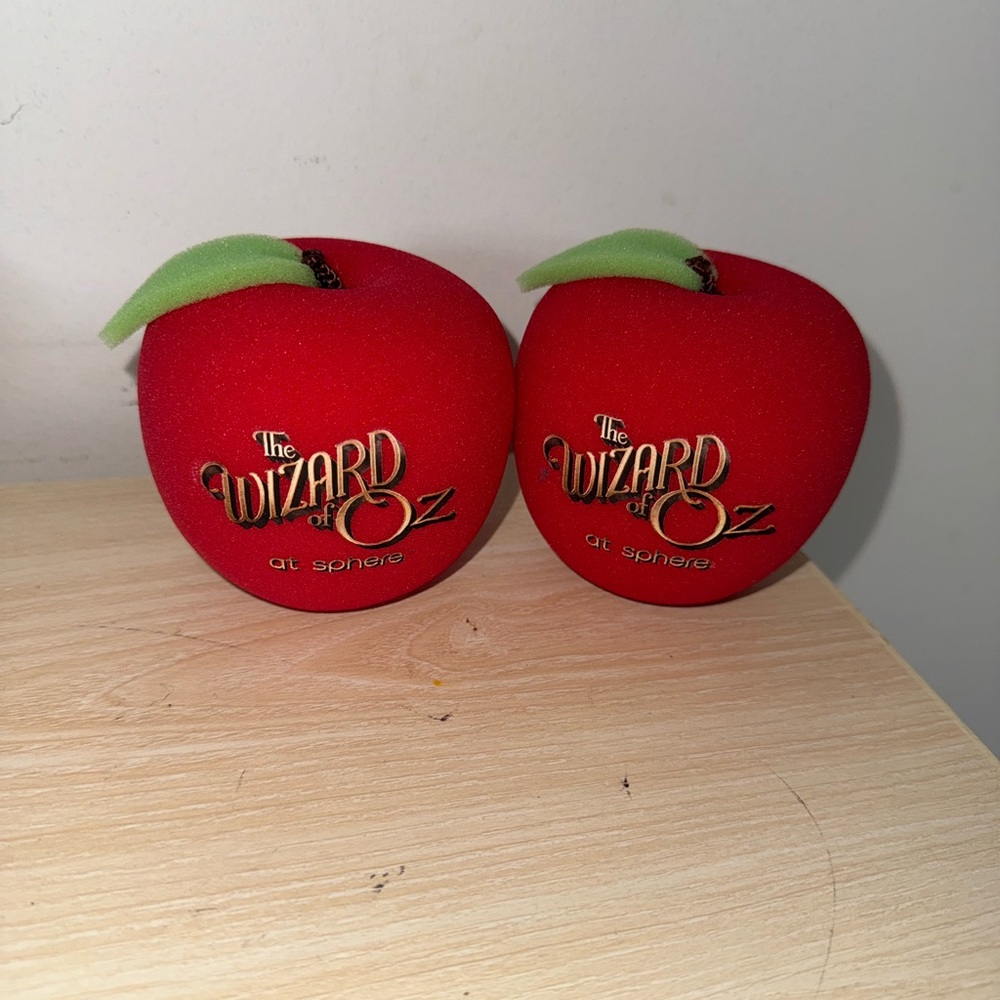 2 The Wizard of Oz Red Apple rare collectible from the sphere in Vegas